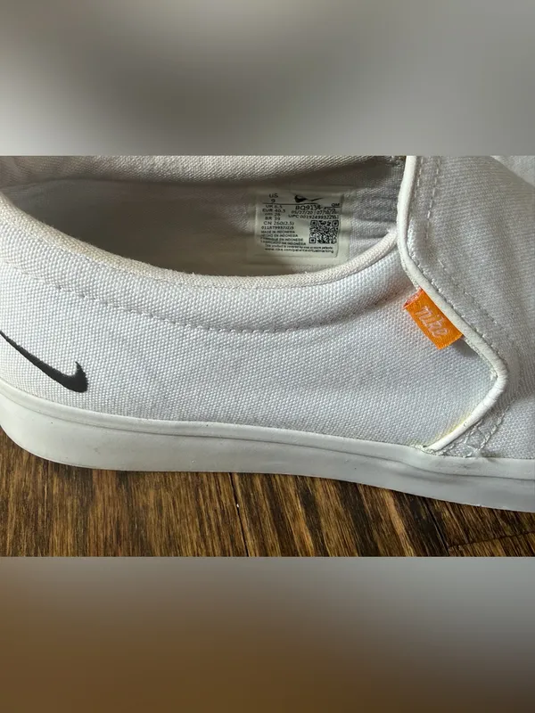 Nike Court Royale AC Slip White Canvas Women's Shoes Size 9 BQ9138-100 - Image 3