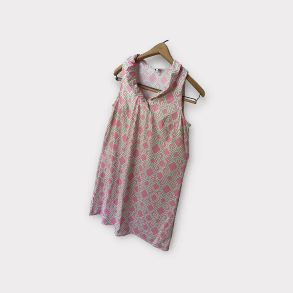 CROWN‎ & IVY Pink & Green Garden Party Signature Dress Size SP 6 for $36 - Image 5