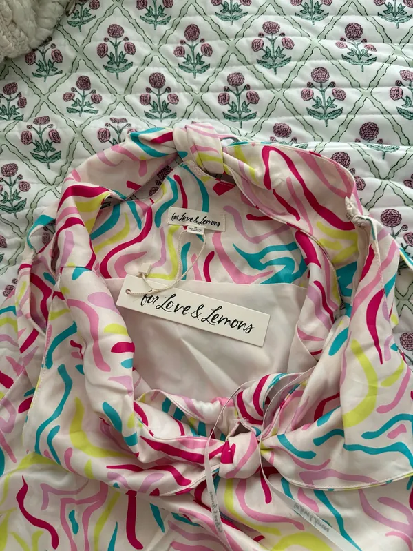For Love & Lemons Dress NWT with colorful design - Image 2