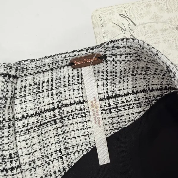 Free People Micro Shorts Women's Size 2 NWT Keep It Brief Tweed Menswear Plaid - Image 10