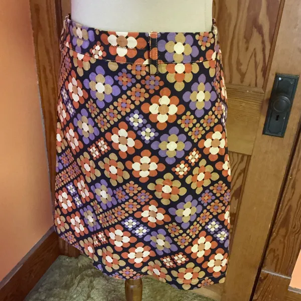 Princess Highway Floral Mini Skirt Size 10 Retro Mod 70s Style - Image 10