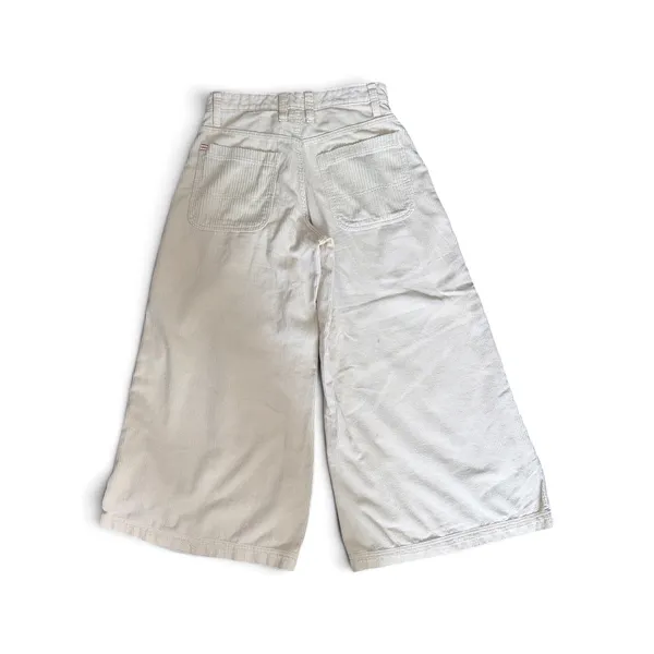 BDG Urban Outfitters Cream Corduroy Wide Leg Skate Carpenter Pants 28 waist sz 4 - Image 2