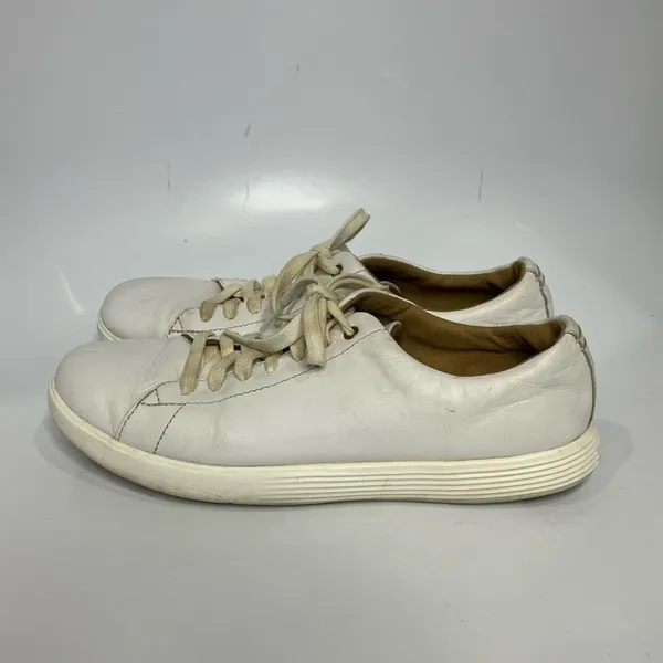 Cole Haan grand crosscourt ll leather sneakers white‎ size 8.5 - Image 2
