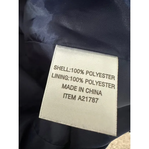 Appleseeds Blazer Women 8 Navy Gold Button Preppy Career Jacket Old Money Office - Image 3