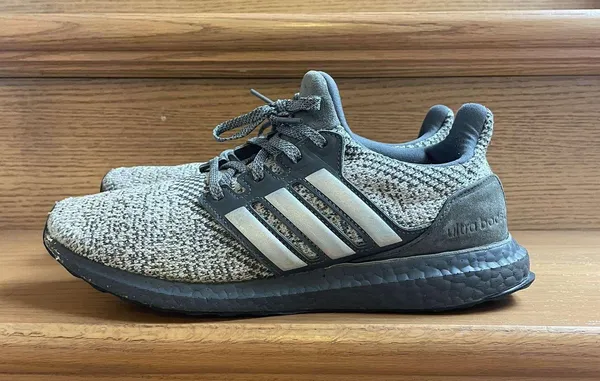 Adidas Gray Ultra Boost 1.0 Sneakers Athletic Shoes - Image 2