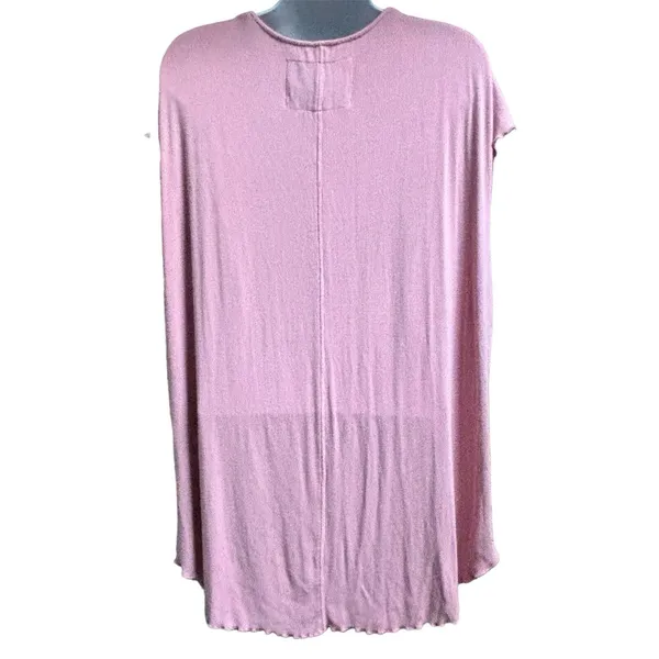 Anthropologie Saturday Sunday Ribbed Faux Wrap Flutter Top Size Medium‎ - Image 3