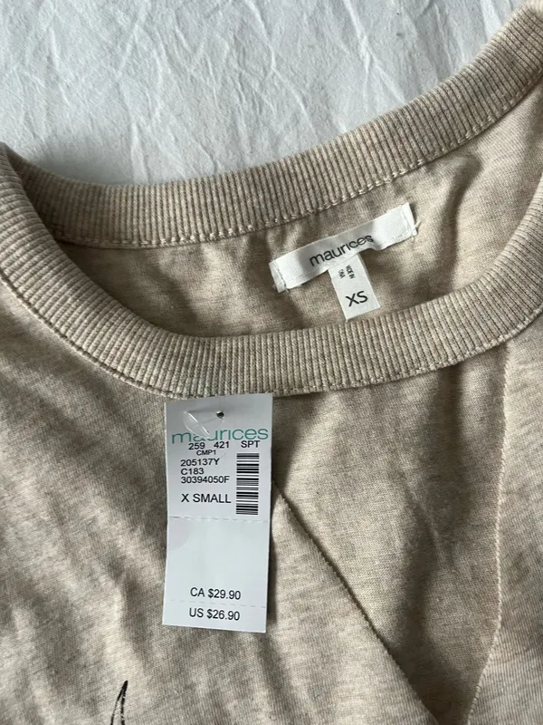 Nashville Shirt Tan Size XS - Image 4