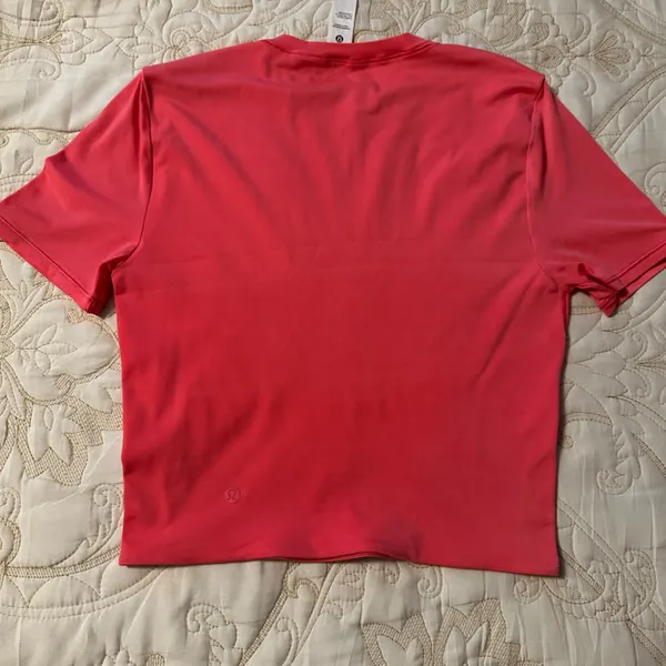 Lululemon Athletica Vibrant Pink Short Sleeve Tee - Image 2