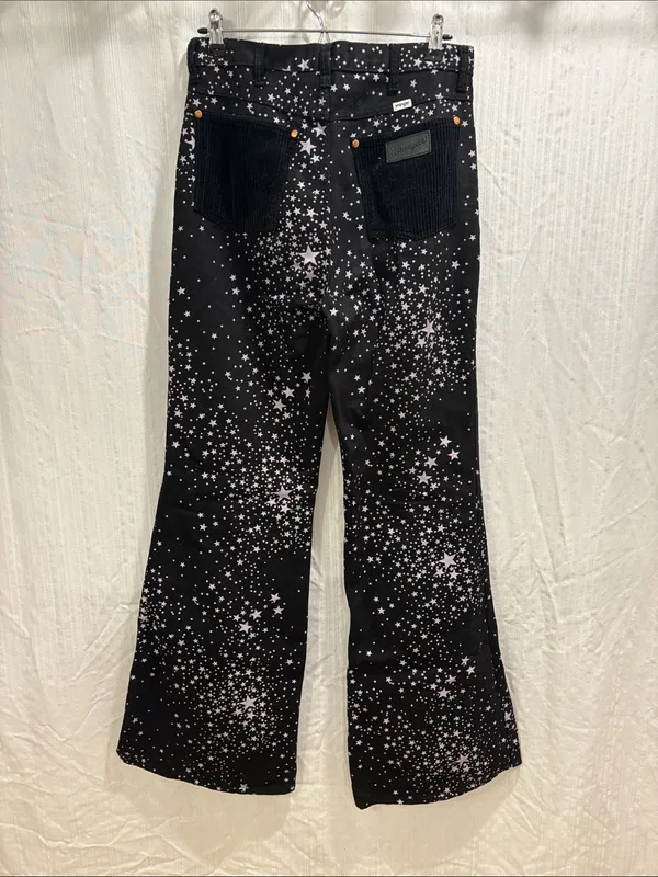 Wrangler Star Print Flare Jeans - Image 3