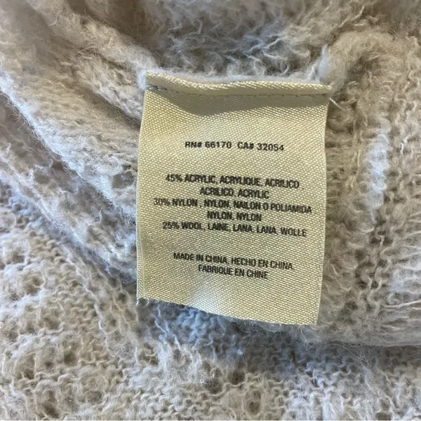 Anthropologie Angel of the North Lua Sweater Duster Vest - Cream Pointelle Knit - Image 5
