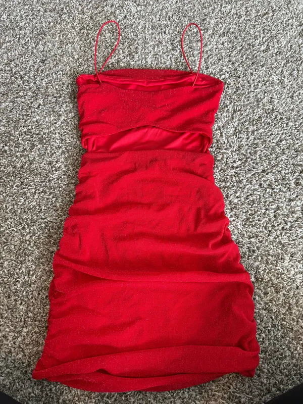 Red Princess Polly Dress - Image 2