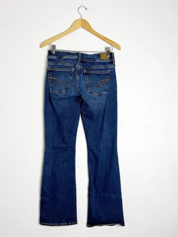American Eagle Kick Boot Super Stretch Jeans Women’s 4 Short Dark Wash Bootcut - Image 2