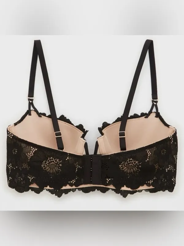 Aerie Lace Plunge Neck Bra 34C New Padded Wired - Image 5