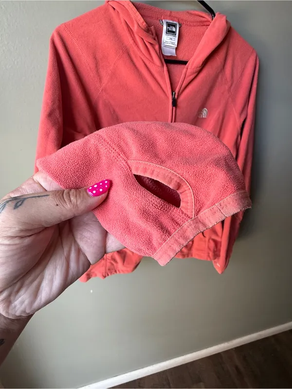 The North Face TKA 100 Coral Fleece Zip Hoodie Women’s M - Image 4