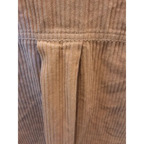 Forever 21 Soze M Womens Corduroy Ivory Crop Frayed Jacket Long Sleeve - Image 7