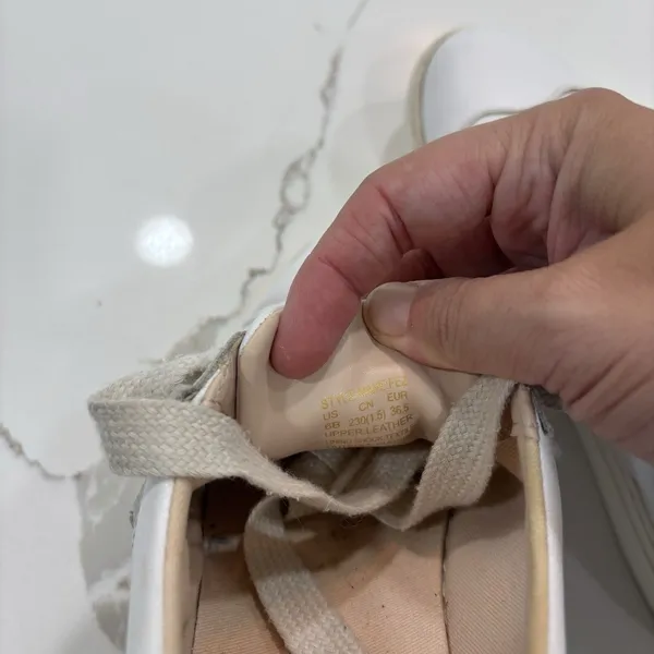 Kate Spade Sneakers Womens Size 6 Fez White Athletic Shoes LOGO New York - Image 7