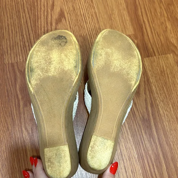 Rhinestone wedge sandal Size 7 - Image 7
