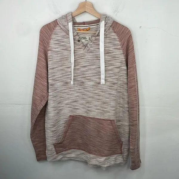 FREE PLANET Knit Hooded Sweatshirt Hoodie Large - Image 3