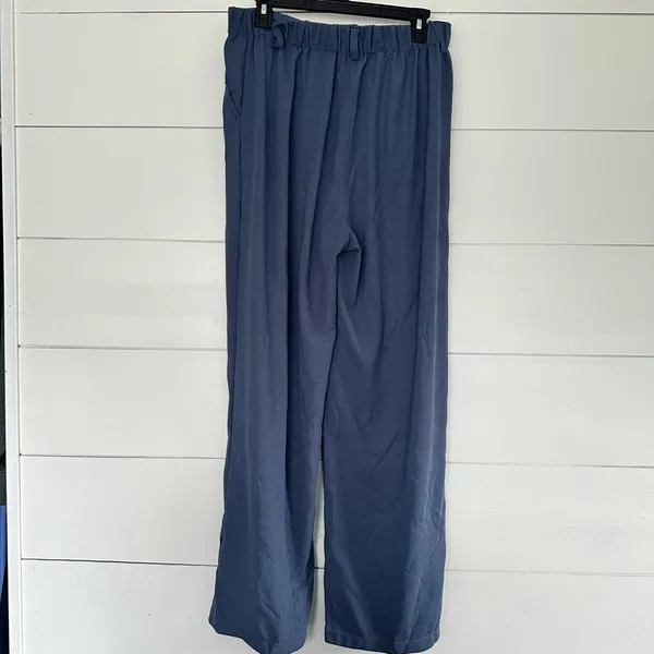 Halara Women’s Large Blue Wide Leg Pants NWT - Image 3