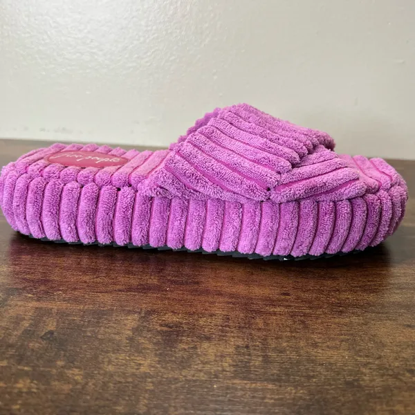 Free People Two Days in Ibiza Platform Sandals Womens 9 Orchid Slides Beach Boho - Image 4