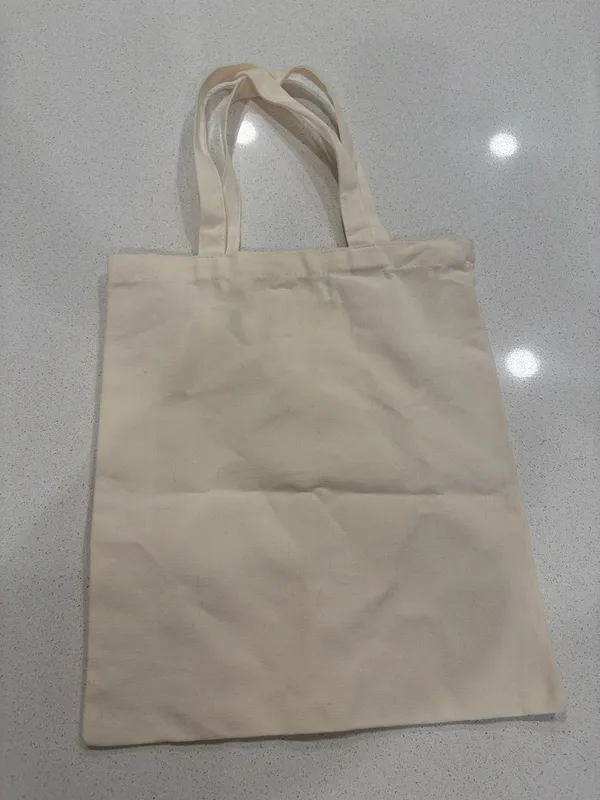 Off stamp tote bag Tan - Image 3