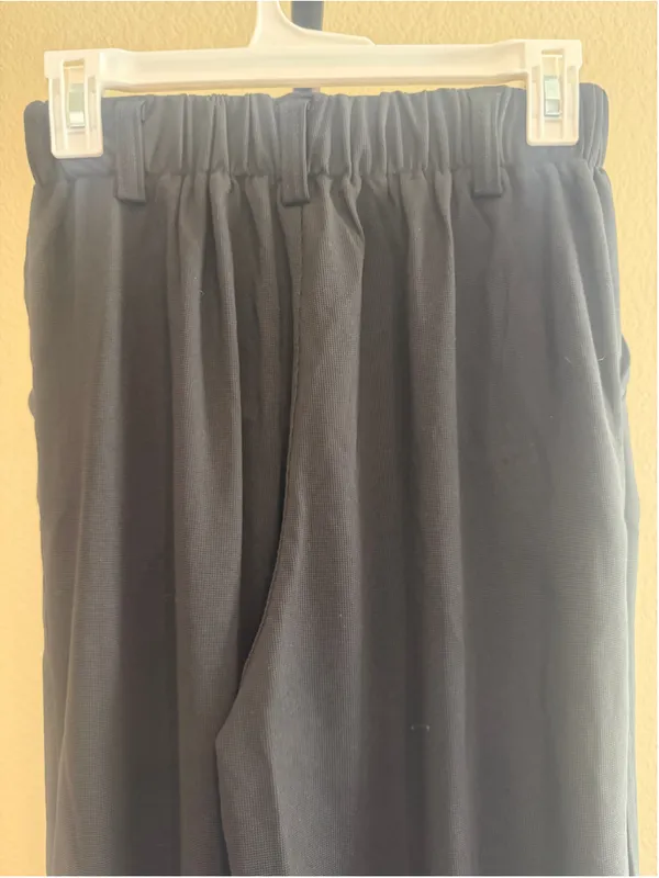 Size XS (Tall) Halara High Waisted Plicated Side Pocket Wide Leg Waffle Pants - Image 6