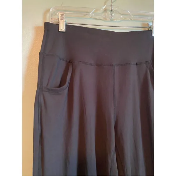 ESOFT Wide Leg Pants High-Waisted Yoga Work Dress Pants Pockets M NWOT - Image 5