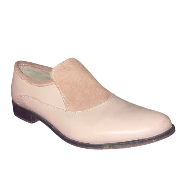FREE PEOPLE Casey Loafer Shoes 70s DISCO COUNTRY CHIC Leather Flat Size 39 8.5 9 - Image 2
