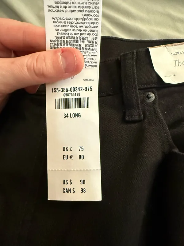 Abercrombie & Fitch the flare ultra high rise jeans 34/18L - Image 3