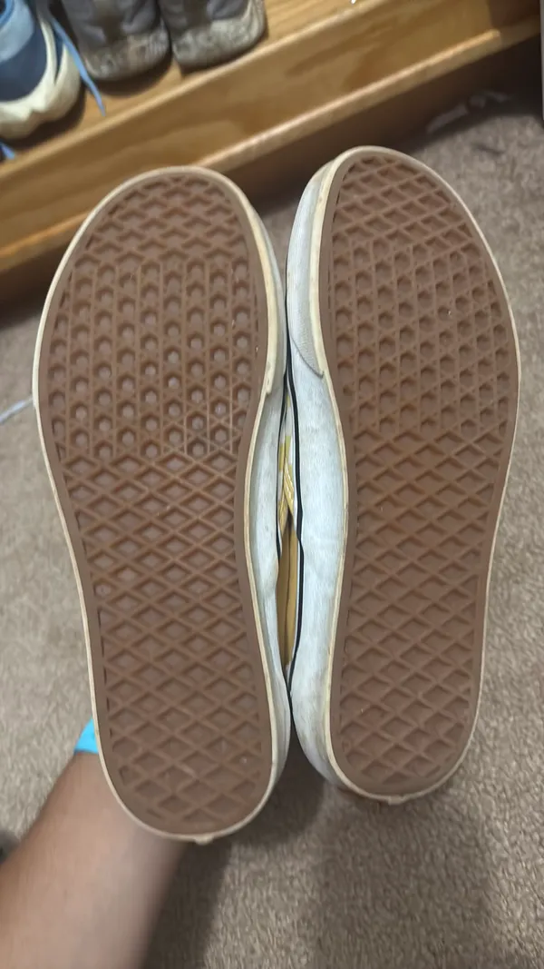 Slip-On Vans Checkered Yellow - Image 3
