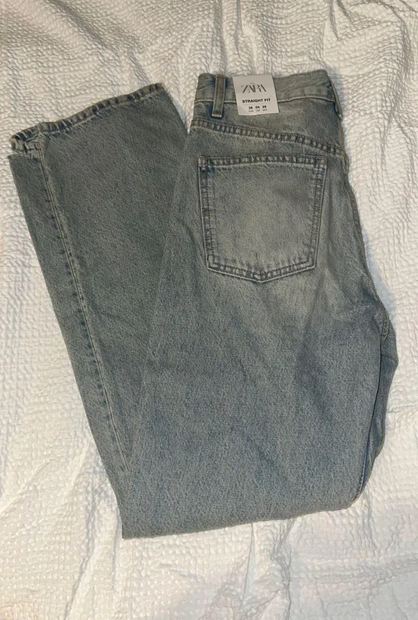 High Rise Straight Leg Jeans - Image 2