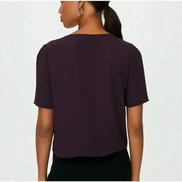 ✨Aritzia BABATON Randy Purple Sz XXS Blouse✨ - Image 5