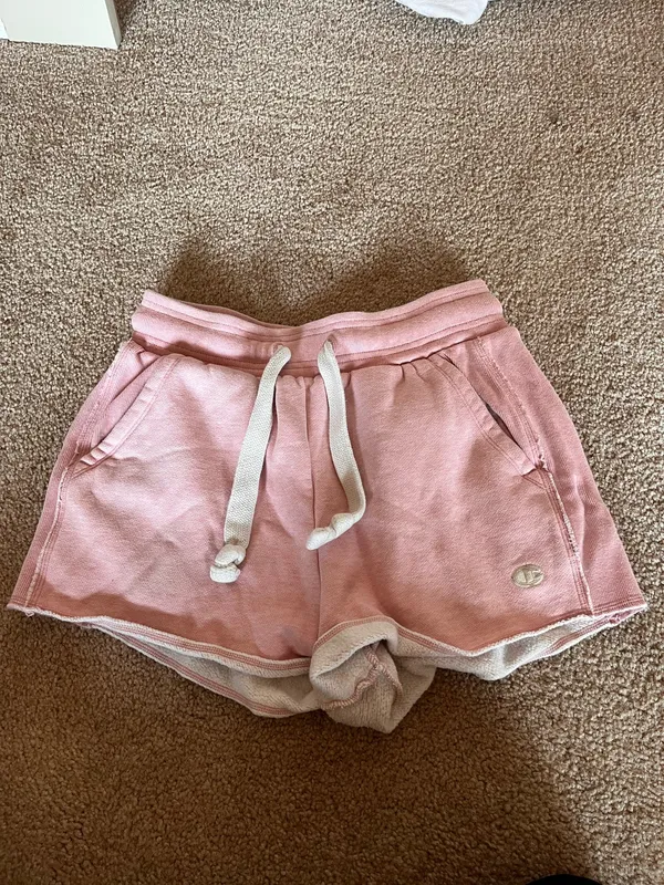Vintage Champion Reverse Weave Shorts Pink - Image 4