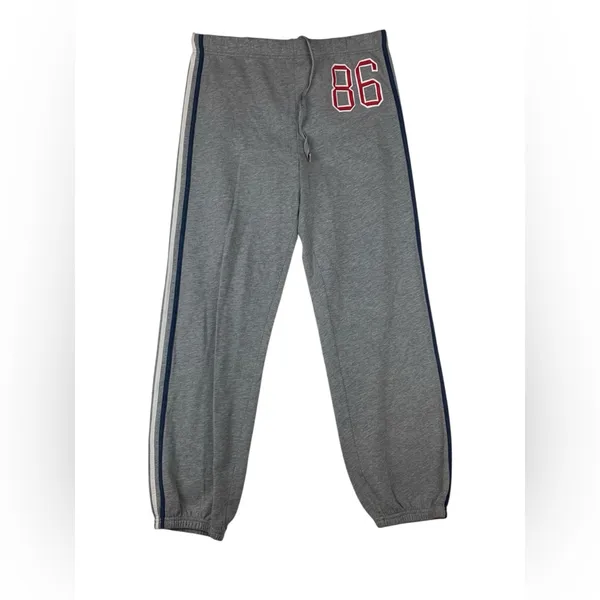 Pink Victorias secret xs small medium Gray Sweatpants y2k university - Image 2