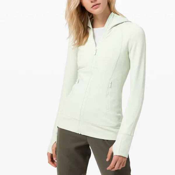 Lululemon Day Maker Full Zip Jacket Hoodie Size 6 Mint Green Yoga Athletic Gym - Image 2