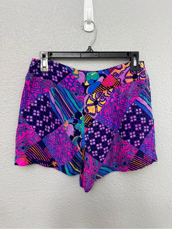 Vibrant Alice & Trixie Silk Shorts Size Medium - Image 2