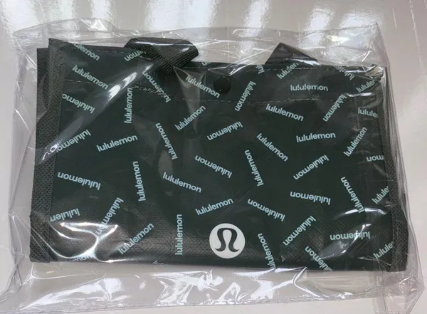 lululemon athletica Green and Black Logo Reusable Tote - Image 7