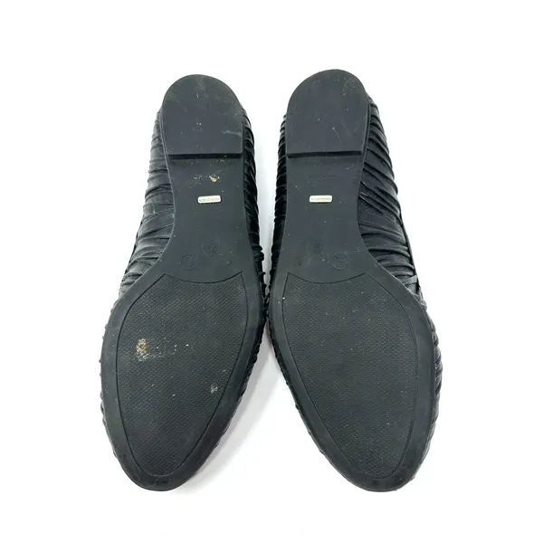 fs/ny Size 6 Flats Black Ballet Slip on Bow Tie Solid Casual Everyday‎ Basic - Image 7