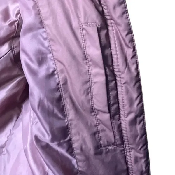 Eddie Bauer Down Filled Dusty Rose Quilted Puffer Vest Size M Hiking #762 - Image 10