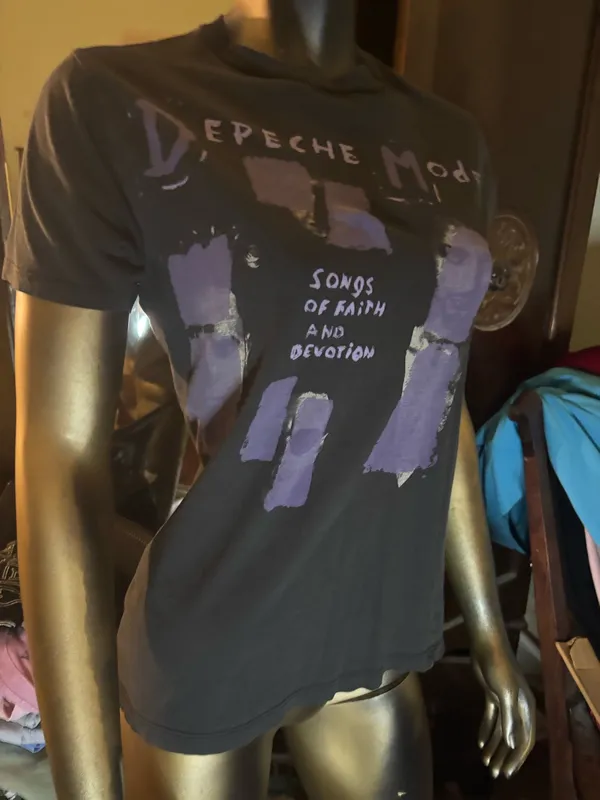Depeche Mode rock band tee Gray Size M - Image 2