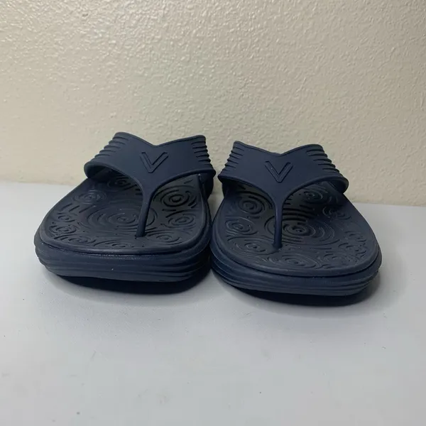 Vionic Recovery Thong Sandals Slip On Women’s Sz 9, Men’s 7 Blue - Image 3
