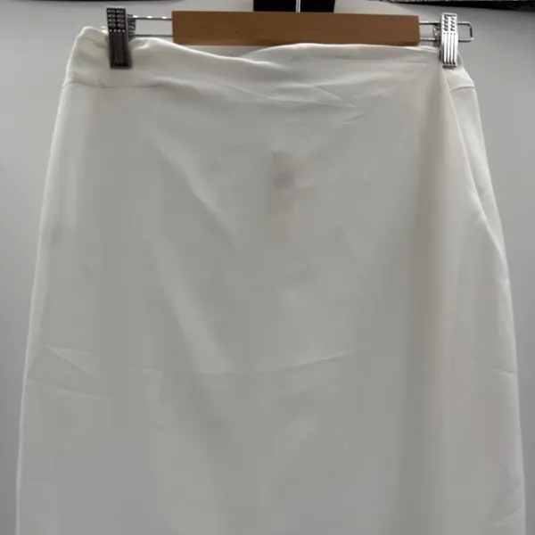 Anthropologie‎ Sunday in Brooklyn White Sheer Side Slit Maxi Skirt Sz XS NEW - Image 2