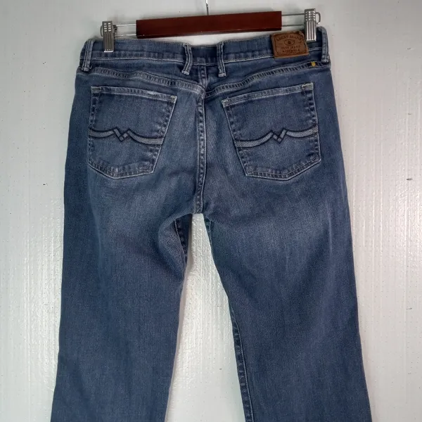 Lucky 8 30x30 Sweet N Low Medium Wash Boot Cut Jeans with Contrast Stitching - Image 7