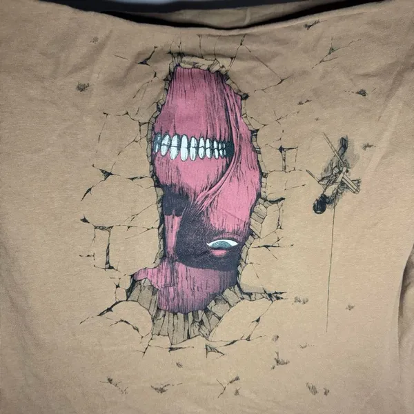 UNIQLO x UT Collection Archive Attack on Titan Anime Graphic T-Shirt — SMALL - Image 4