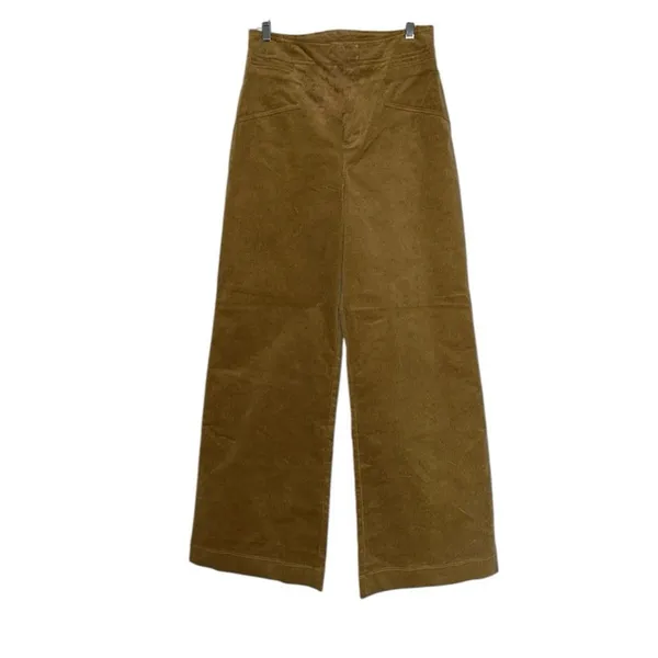 NWT 7 for all mankind Brown Corduroy Wide Leg Jeans SZ-26 - Image 2