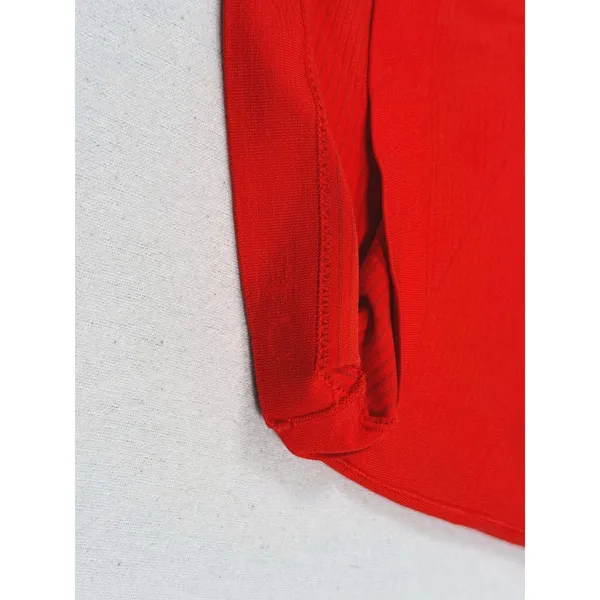 Lululemon Swiftly Tech Cropped Tee 2.0 Size 10 Red Running Training Gyn Fitness - Image 9