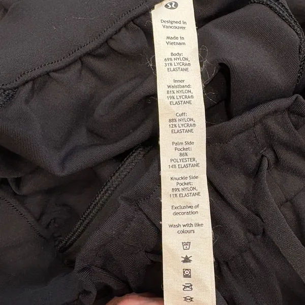 Lululemon Keep Moving Jogger Black Luxtreme Stretch High Rise 4 Travel‎ Commute - Image 10