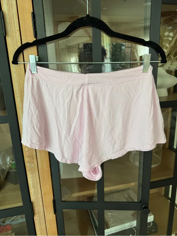 NWT SKIMS Cherry Blossom sleep shorts pajamas lounge micromodal drawstring - Image 5