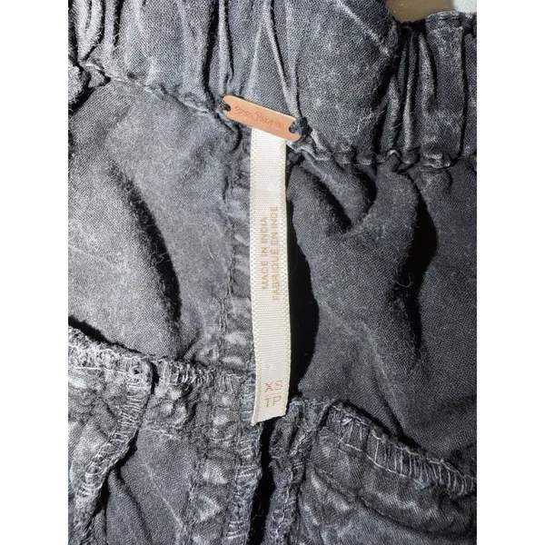 Free People Parachute Moon Bay Shorts Gorpcore‎ Slouchy Harem Baggy Black Cargo - Image 7