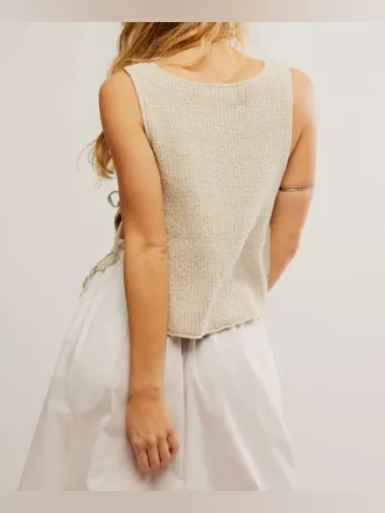 Free People Lizzie Sweater Top - Hemline Pensacola size large - Image 2